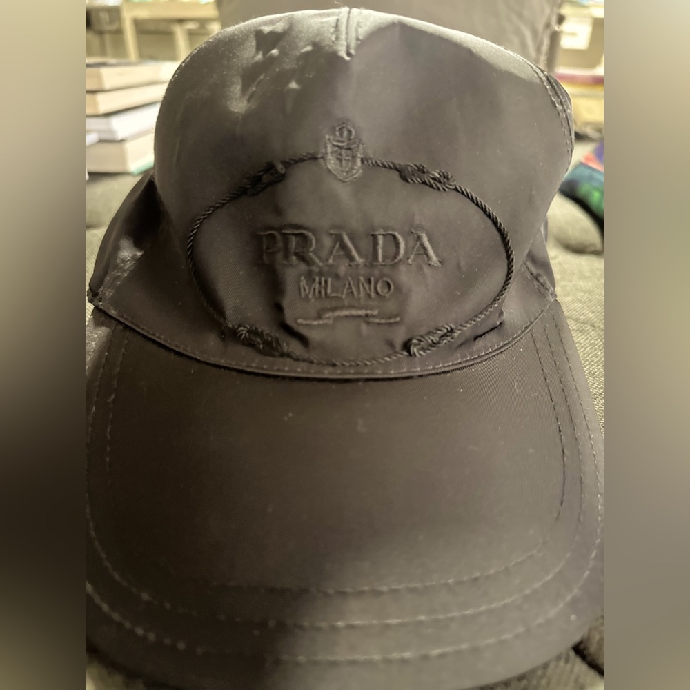 Black Prada Nylon Cap